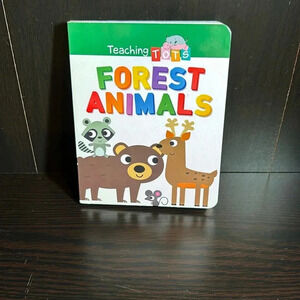 Teaching tots Forest Animals Board Book Like New 10 Pages